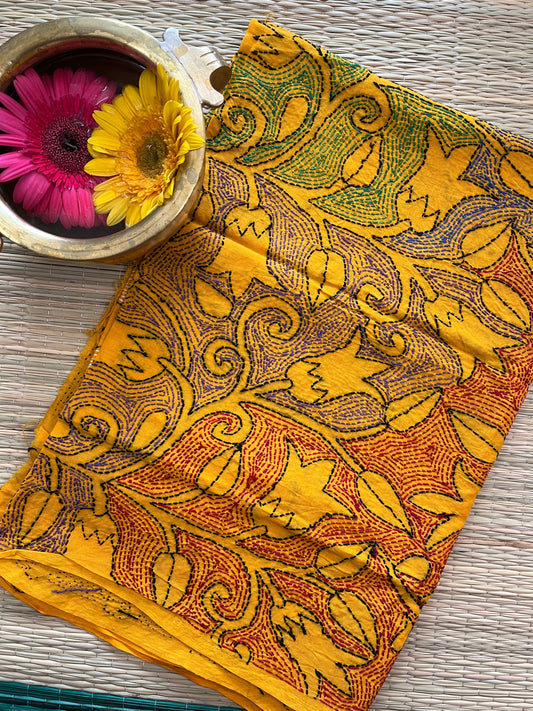 AKBP83 Allover Kanthawork Blouse Piece