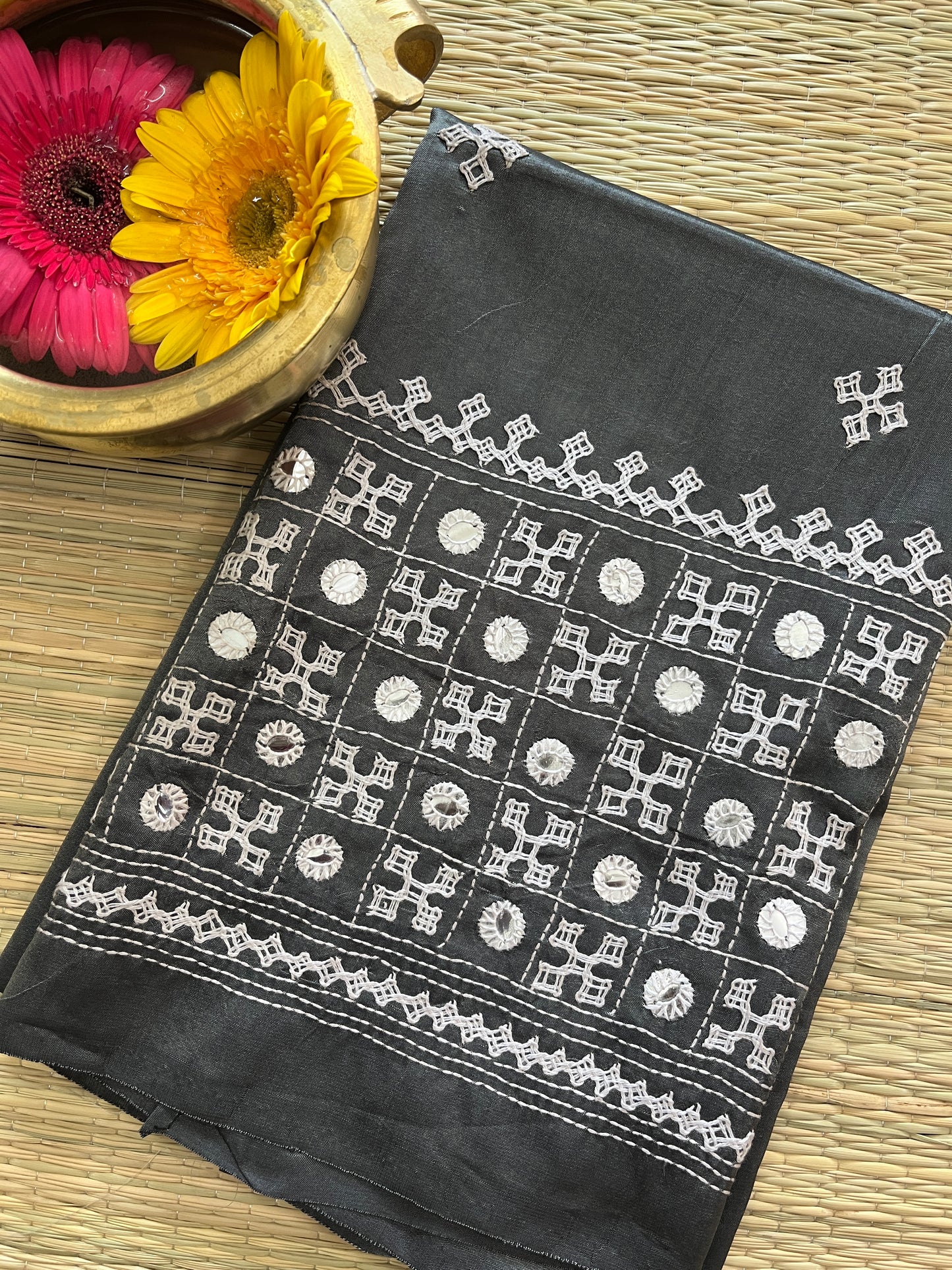 SKUBP1 Art Silk Kutchwork Blouse Piece