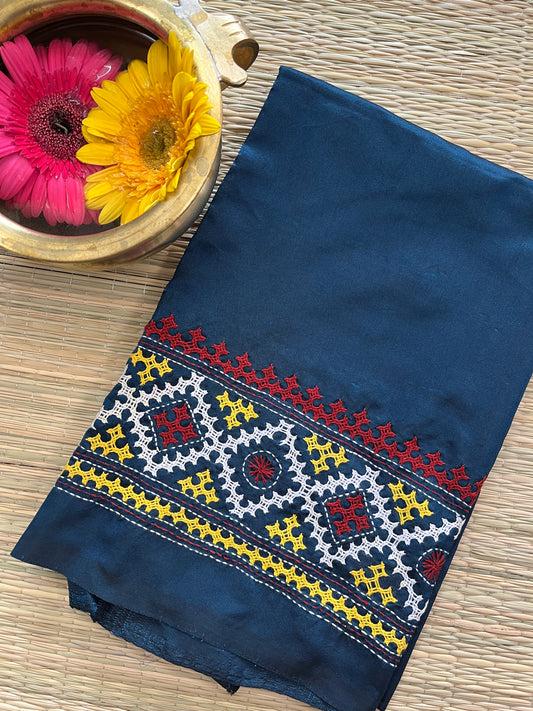 SKUBP4 Art Silk Kanthawork Blouse Piece