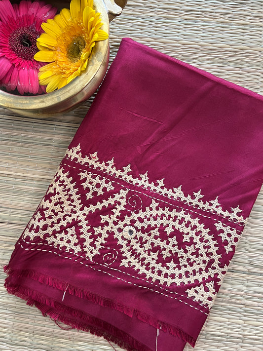 SKUBP7 Art Silk Kutchwork Blouse Piece