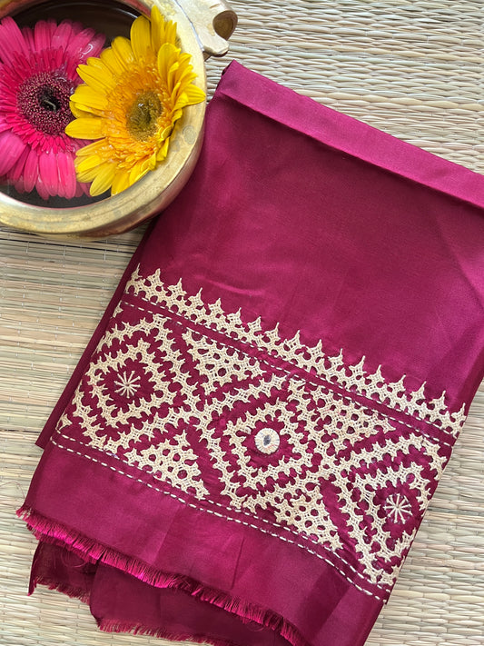 SKUBP11 Art Silk Kutchwork Blouse Piece