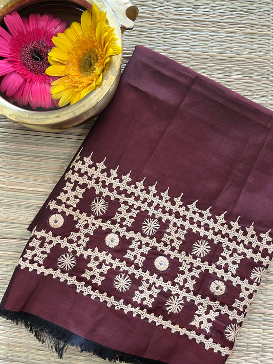 SKUBP12 Art Silk Kutchwork Blouse Piece