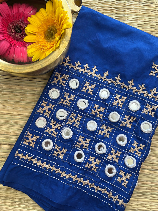 SKUBP15 Art Silk Kutchwork Blouse Piece