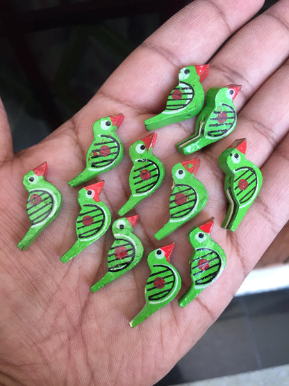 GREEN Chidiya Buttons