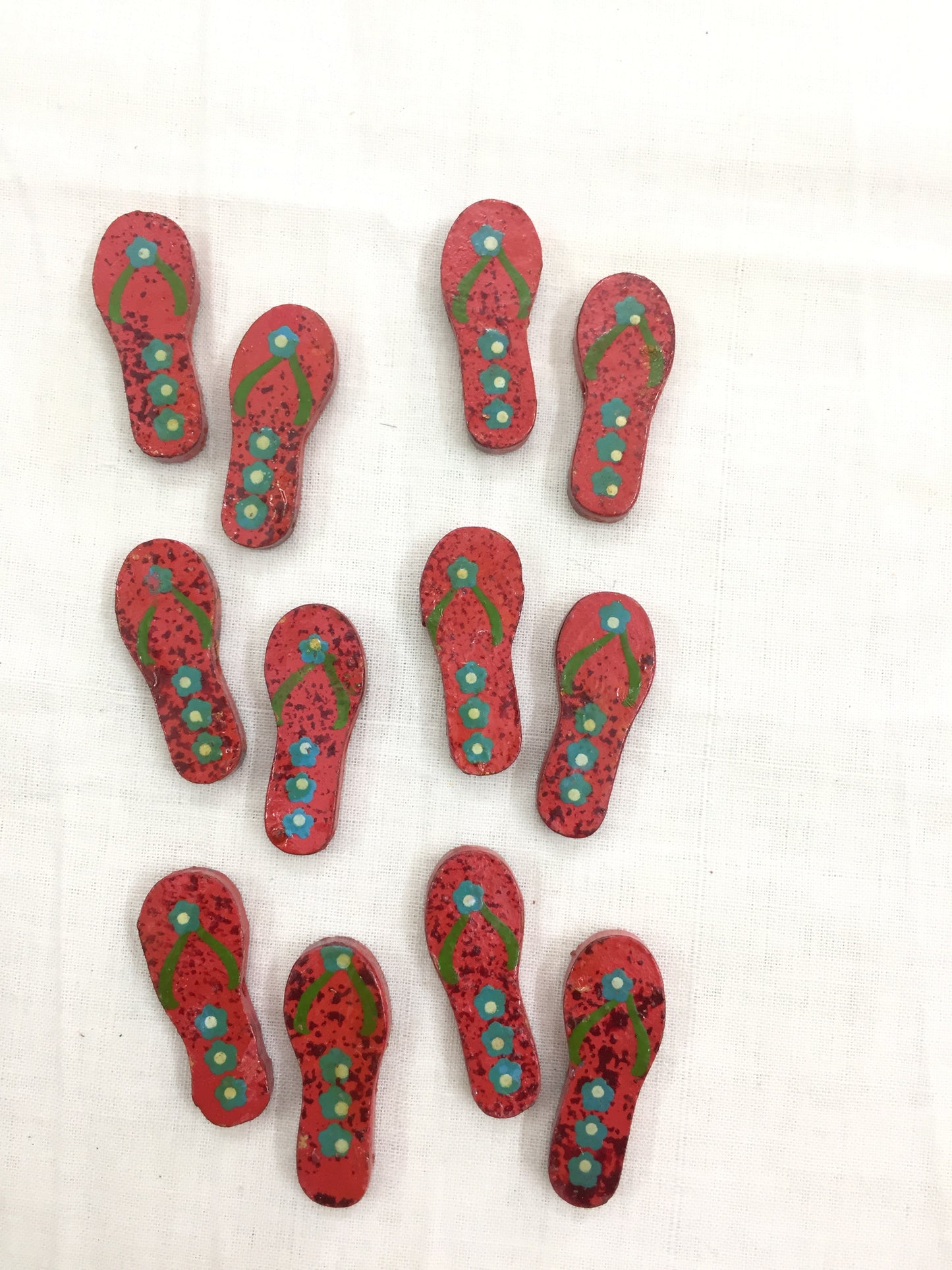 Red Slipper Buttons