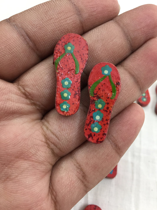 Red Slipper Buttons