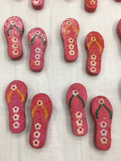 Pink Slipper Buttons