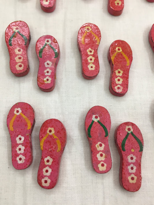 Pink Slipper Buttons