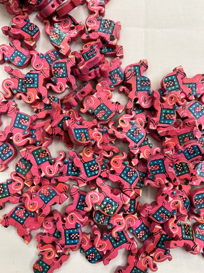 PINK Elephant Buttons