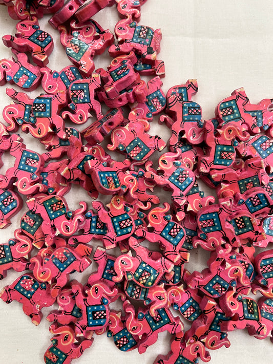 PINK Elephant Buttons