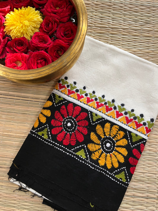 DKUBP47 Dual Color Kanthawork Blouse Piece
