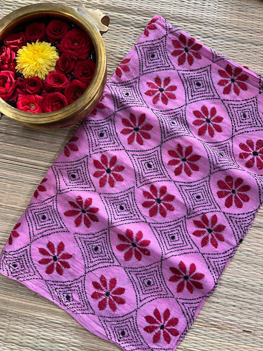 AKBP70 Allover Kanthawork Blouse Piece