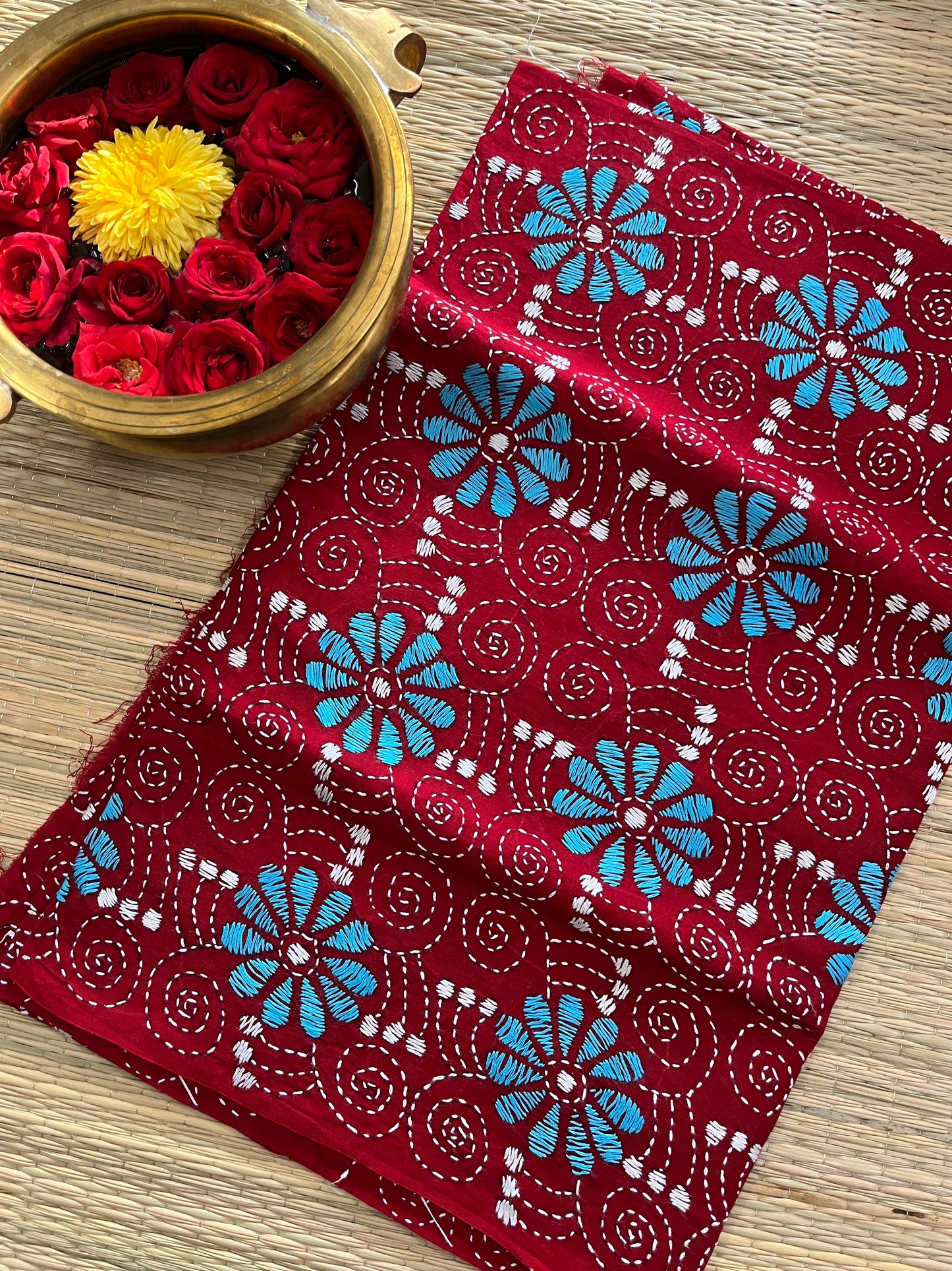 AKBP71 Allover Kanthawork Blouse Piece