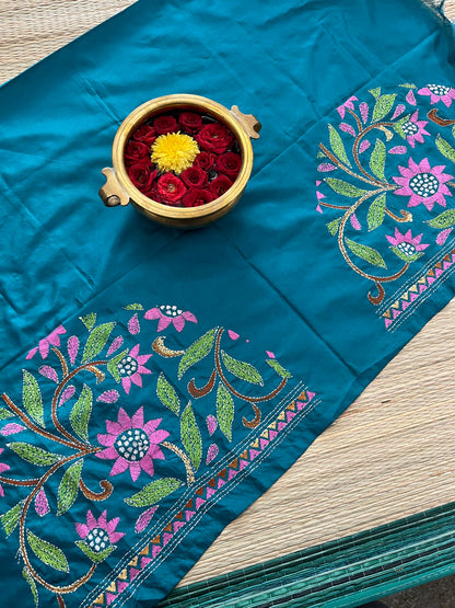 SKABP44 Art Silk Kanthawork Blouse Piece