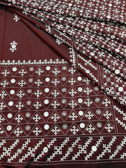 GRAND Kutchwork Saree