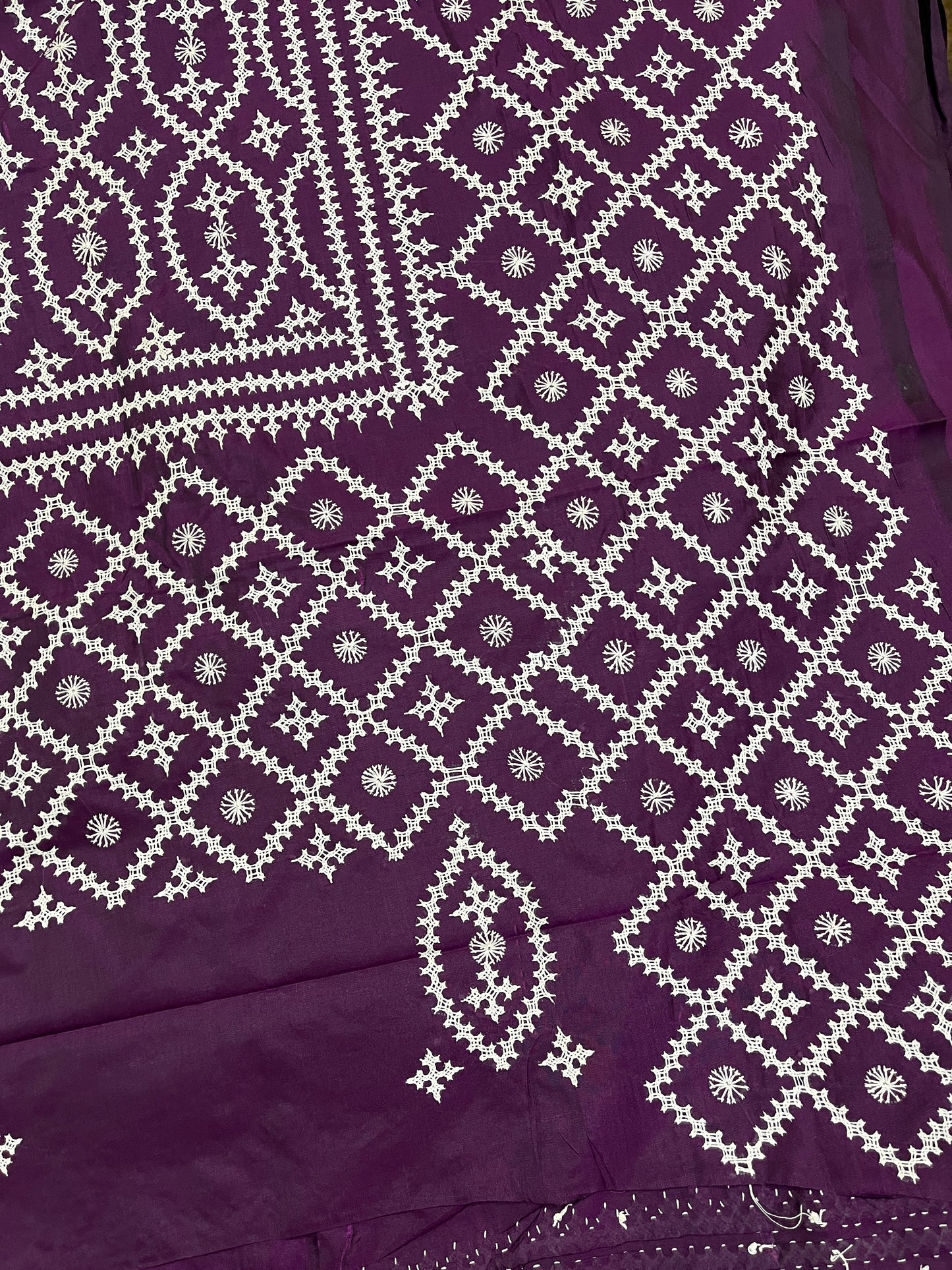 PRETTY Kutchwork Saree
