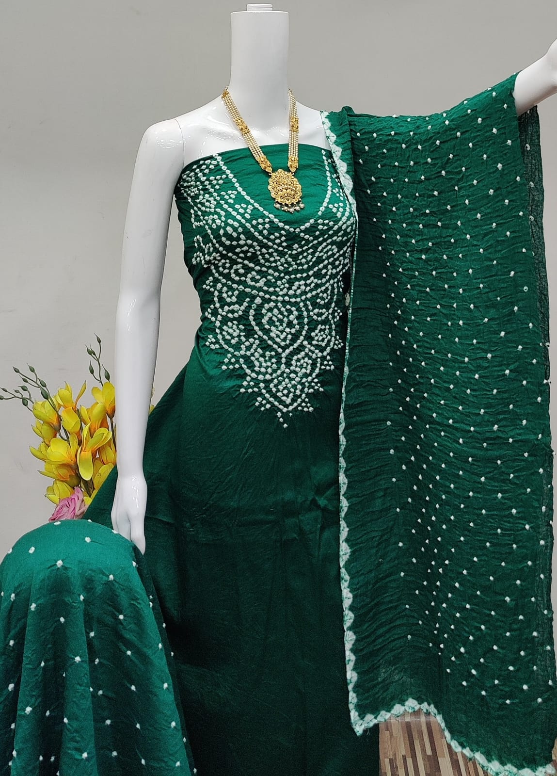 Bandhani Dress Material