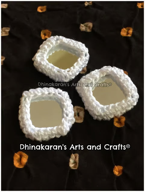 WHITE Mirror Buttons