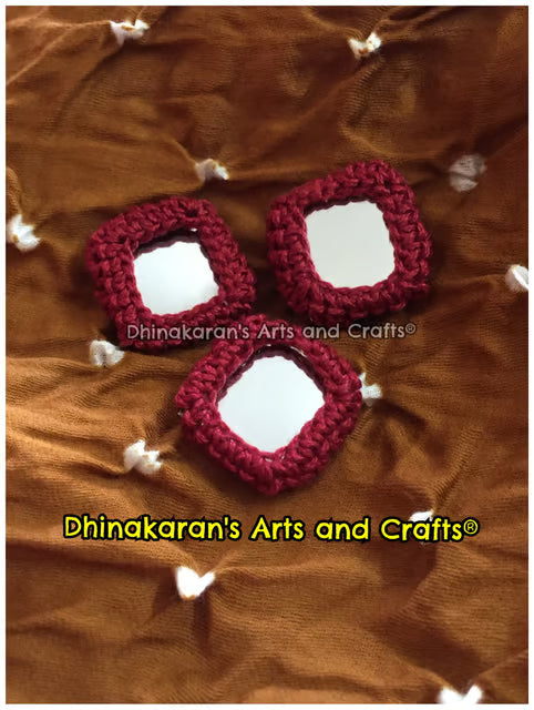 BROWN Mirror Buttons