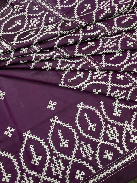 ETHNIC Kutchwork Saree