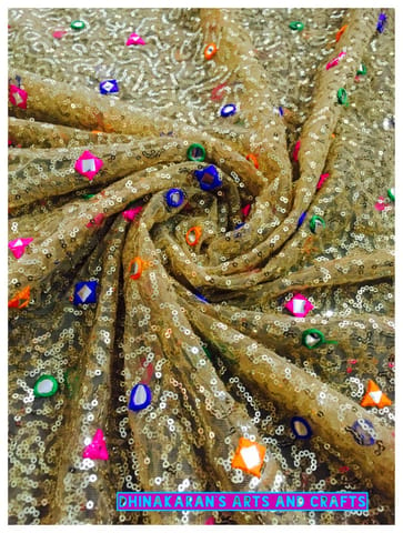 Stardust Kutchwork Fabric