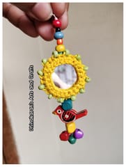 Gulaabo Mirror Bagcharm-(4)