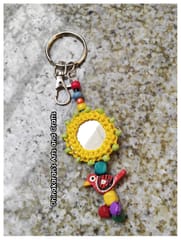 Gulaabo Mirror Bagcharm-(4)