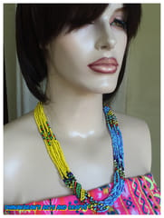 Beadolicious African Beaded Necklace-(1)