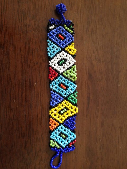 African Beaded Bracelet-(2)