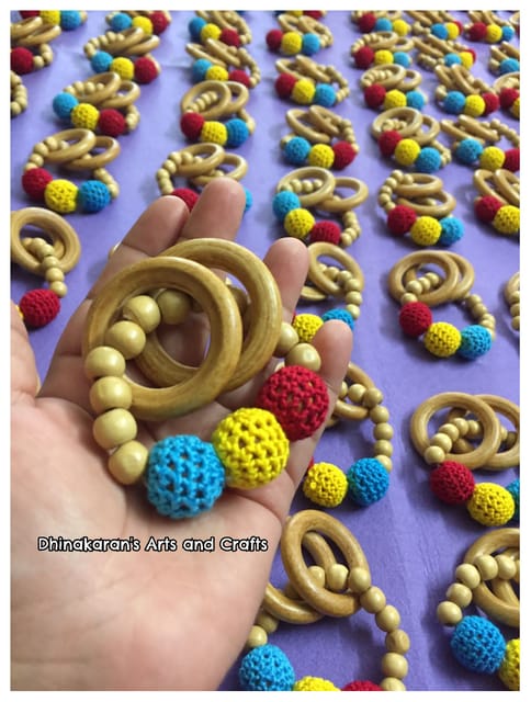 Crochet Baby Ring Rattle