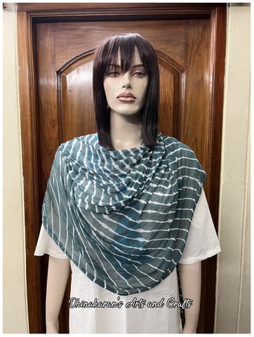 Grey Lehariya Dupatta