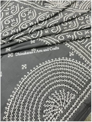 Moonlight Kutchwork Saree