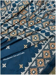 Diamonds Kutchwork Saree