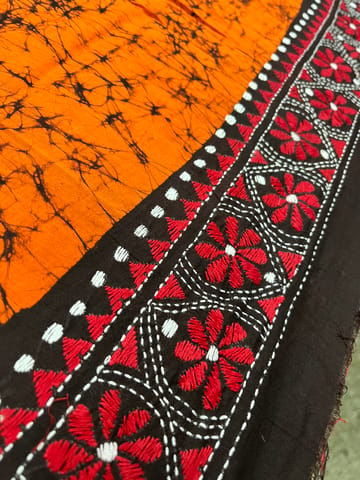 Batik Kanthawork Blouse Piece