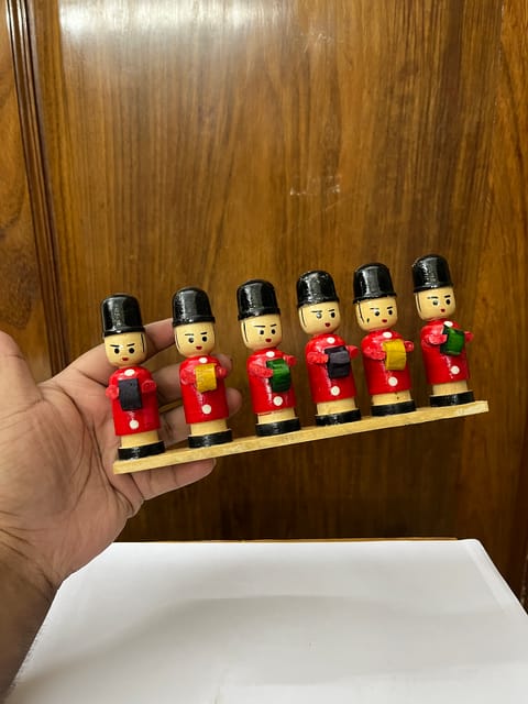 NutCracker Army Wooden ShowPiece