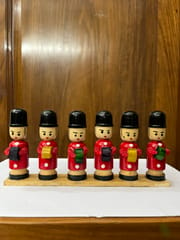 NutCracker Army Wooden ShowPiece