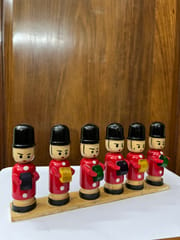 NutCracker Army Wooden ShowPiece