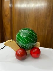 Wooden pull-Along Tortoise-BIG