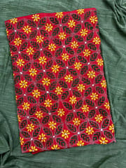 Art Silk Kanthawork Kurti Material