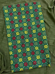 Art Silk Kanthawork Kurti Material