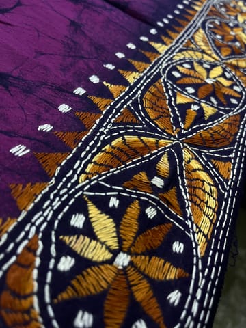 Batik Kanthawork Blouse Piece