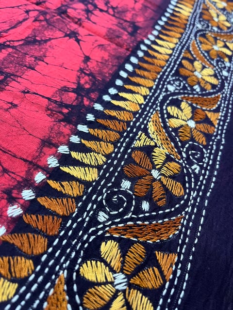 Batik Kanthawork Blouse Piece