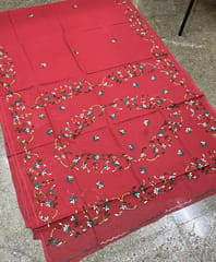 Cotton Kanthawork Saree