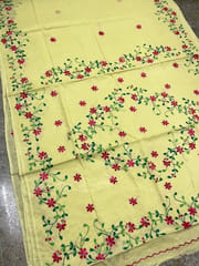 Cotton Kanthawork Saree