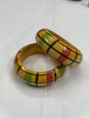 Handpainted Wooden Bangles