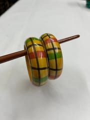 Handpainted Wooden Bangles