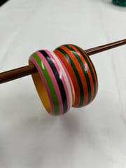 Handpainted Wooden Bangles