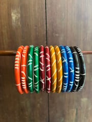 Handpainted Wooden Bangles