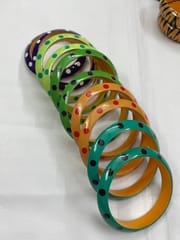 Handpainted Wooden Bangles