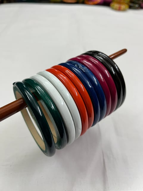 Handpainted Wooden Bangles